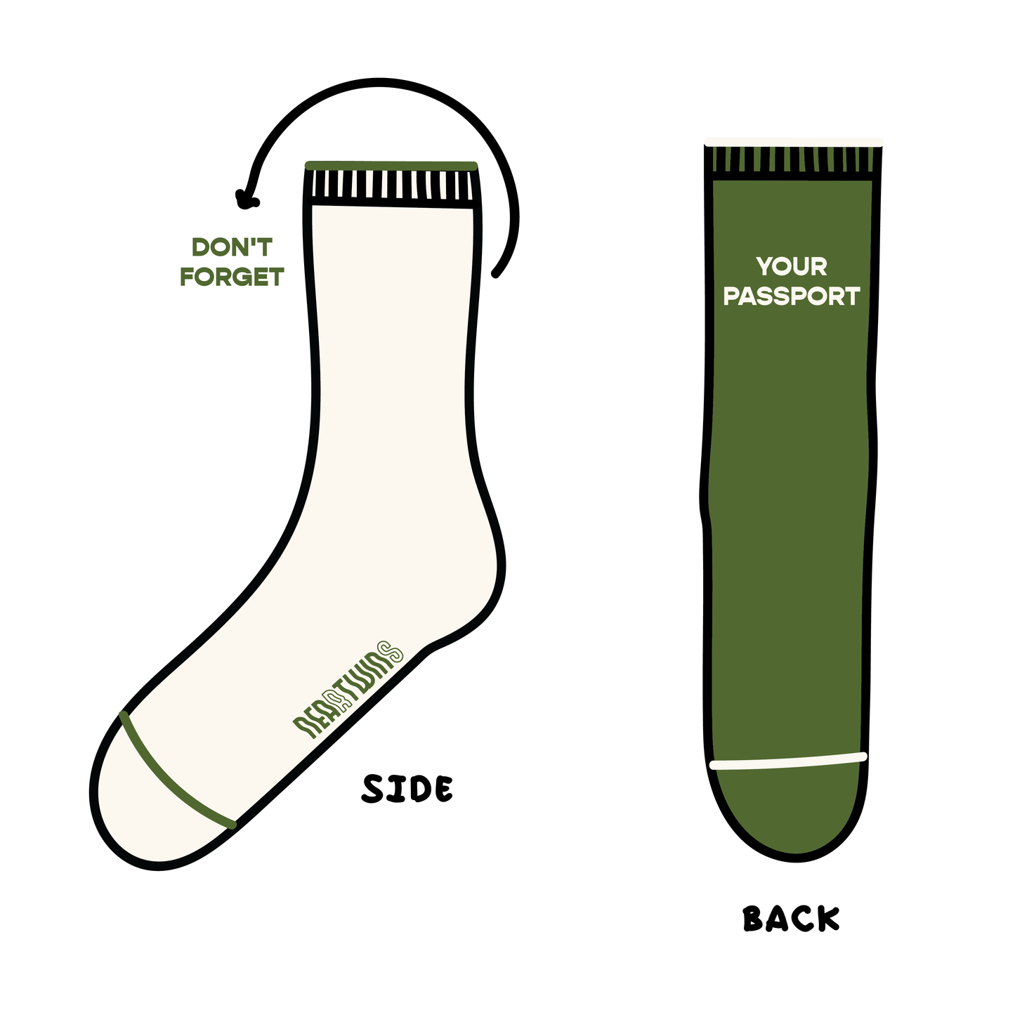 "Reminder" Socks