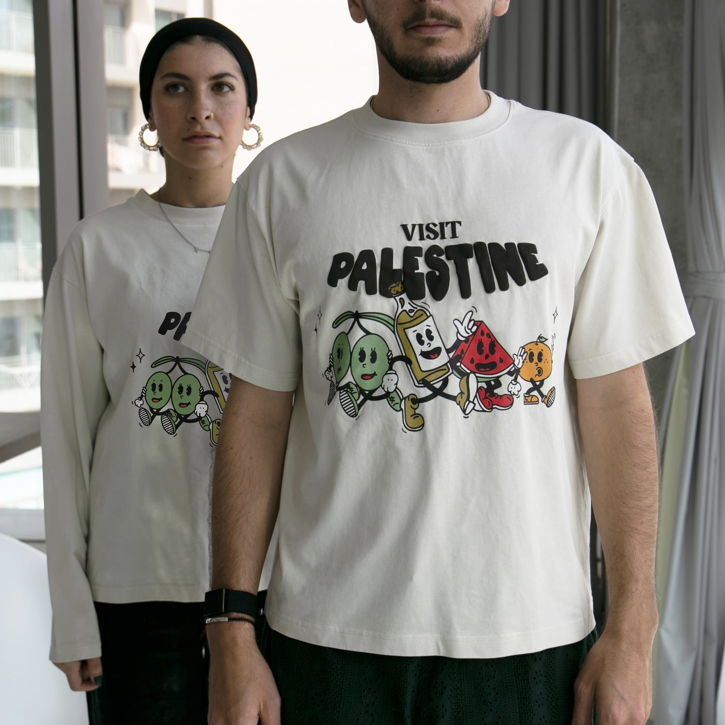 "Visit Palestine" Long Sleeve Shirt