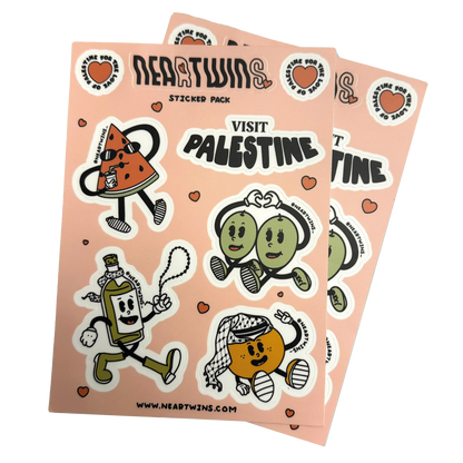 Visit Palestine Sticker Pack